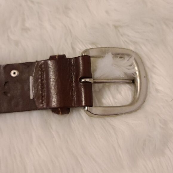 FOSSIL brown leather belt   - Picture 5 of 7
